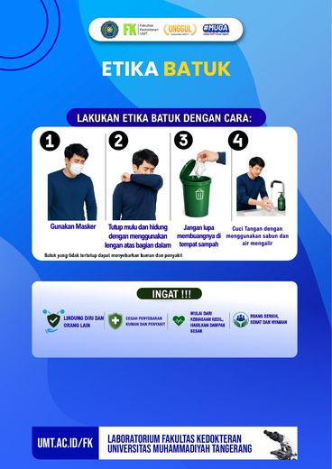 Poster edukasi: Etika Batuk